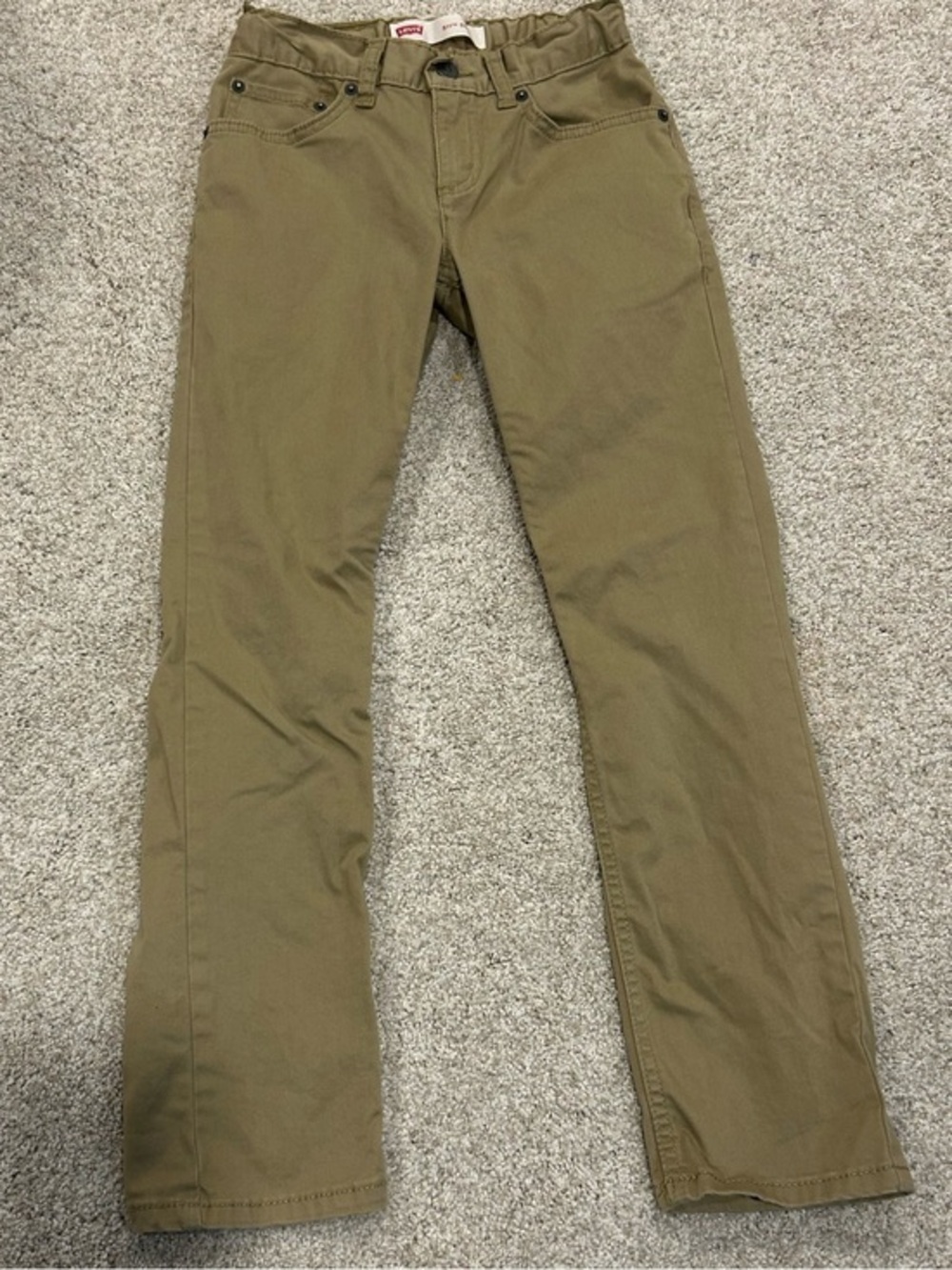 Levi's Khaki Boot-Cut Jeans